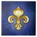 Recherche de fleur lys carreaux Classique