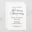 Recherche de diamond anniversary invitations Moderne