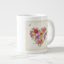 Recherche de coeur papillon tasses Coloré