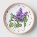 Recherche de fleurs lilas horloges Vert
