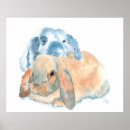 Zoek naar twee konijnen posters Easter