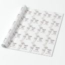 Recherche de mariage moderne papier cadeau Blanc