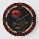 Recherche de lèvres rouges horloges Maquillage