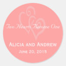 Recherche de deux coeurs autocollants Marié