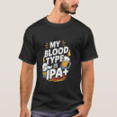 Zoek naar mijn bloedgroep is tshirts Bier