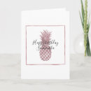 Recherche de ananas anniversaire cartes Tropical