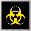 Recherche de risque biologique posters Jaune