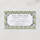 Recherche de motif moderne chevron cartes visite Vert
