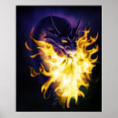 Recherche de monstre imaginaire posters Feu