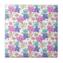 Recherche de arc en ciel coloré carreaux Floral