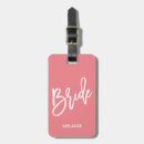 Recherche de jeune mariée bagages étiquettes Bride