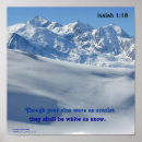 Recherche de neige posters Blanc