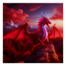 Recherche de dragon rouge posters Imaginaire