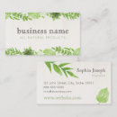 Recherche de végétarien cartes visite Nature