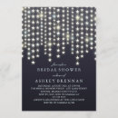 Recherche de lumière des étoiles invitations Lumières de chaîne