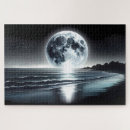 Recherche de lumière de lune puzzles Paysage