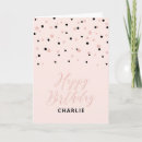 Recherche de rose gold anniversaire cartes Moderne