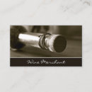 Recherche de vin vintage cartes visite Bouteille