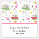 Recherche de flamants roses autocollants Pour elle