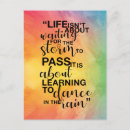 Recherche de citations de la vie cartes postales Typographie