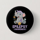 Recherche de éléphant avec des fleurs badges Sensibilisation