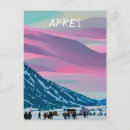 Recherche de neige montagne cartes postales Illustration