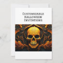 Recherche de anniversaire adulte halloween invitations Orange et noir