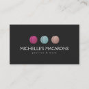 Recherche de macarons français cartes visite Gâteaux
