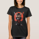 Recherche de art vintage chat tshirts Samouraï