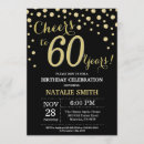 Recherche de ligne noire invitations Noir et or