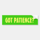 Recherche de patience voiture autocollants Pare chocs