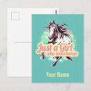 Zoek naar meisje briefkaarten Paard