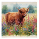 Recherche de vache colorée art Aquarelle