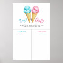 Recherche de baby shower table games Bleu