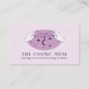 Recherche de lune cartes visite Cosmique