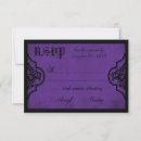 Recherche de black and purple invitations Gothique