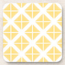 Recherche de motif jaune dessous de verres Géométrique