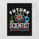 Recherche de scientifique cartes postales Étudiant