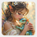 Recherche de dragon bleu autocollants Fleurs