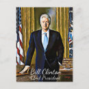 Recherche de bill clinton cartes postales Président