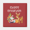 Zoek naar reindeer magneten Santa claus