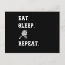 Recherche de joueur de badminton cartes postales Shuttlecock