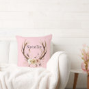 Recherche de antlers coussins Girly
