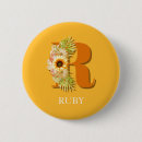 Zoek naar geel monogram buttons Typografie