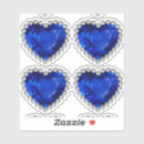 Recherche de saphir autocollants Coeur