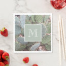 Recherche de dessert serviettes Monogramme