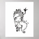 Recherche de mère nature posters Blanc