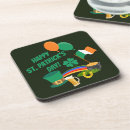 Recherche de trèfle quatre feuilles dessous de verres Shamrock