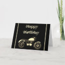 Recherche de moto anniversaire cartes Heureux