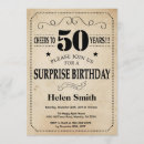 Recherche de rétro surprise 50e anniversaire
